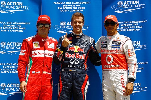 Sebastian Vettel grabs pole at Canadian GP